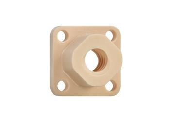dryspin® gespritzte Flansch-Gewindemuttern, Gewinde geschnitten, DST-JFRM