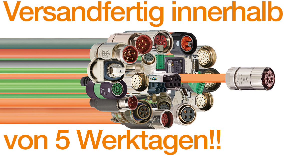 5 Werktage Lieferzeit auf Antriebsleitungen